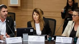דיסטל-אטבריאן וקרעי בדיונים בוועדת התקשורת (צילום: נועם מושקוביץ, דוברות הכנסת)
