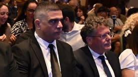 יצחק עמית וצחי עוזיאל (צילום: לשכת עורכי הדין)