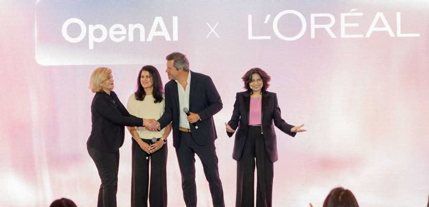 לוריאל בשיתוף פעולה עם OpenAI, צילום באדיבות לוריאל מתוך טקס ההכרזה