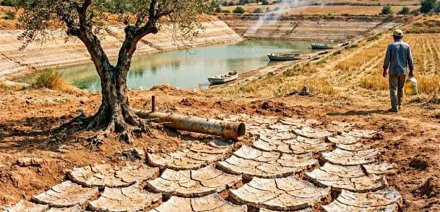 ישראל מצויה בנקודה רגישה במיוחד לשינויי האקלים (תמונת AI) ישראל מצויה בנקודה רגישה במיוחד לשינויי האקלים (תמונת AI)