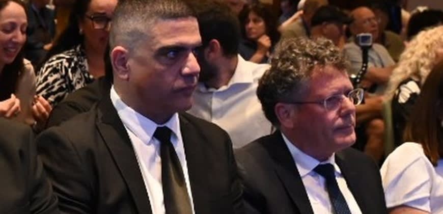 יצחק עמית וצחי עוזיאל (צילום: לשכת עורכי הדין)