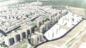 הדמיית התחדשות עירונית בשלומי (הדמייה: ארי כהן-מיכאל וינד אדריכלות ובינוי ערים)