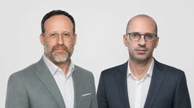 ארז בלשה מנכ"ל ג'נריישן, לצד נבות בר מנכ"ל קיסטון (צילום אור דנון, דודי מוסקוביץ)