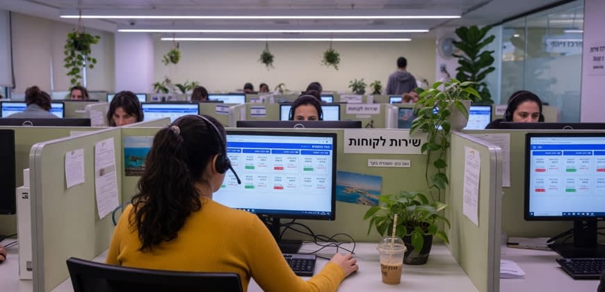 שירות לקוחות (בעזרת גרוק)