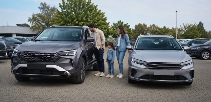 SUV מול מכונית משפחתית גרוק