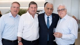 מימין רמי נוסבאום, פיני כהן, גיל גירון, גיא פורת צילום איתמר סיידא