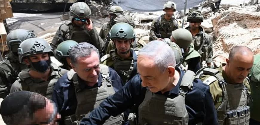 נתניהו במוצב צה"ל בדרום לבנון (צילום: חיים צח, לע"מ)