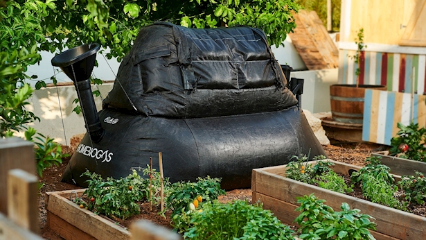 Home biogas system, Photo: Boaz Nobleman
