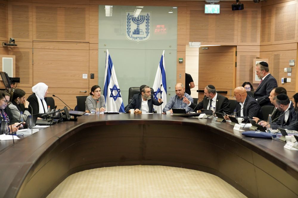 ההצבעה בוועדת הכספים. צילום דני שם טוב, דוברות הכנסת.