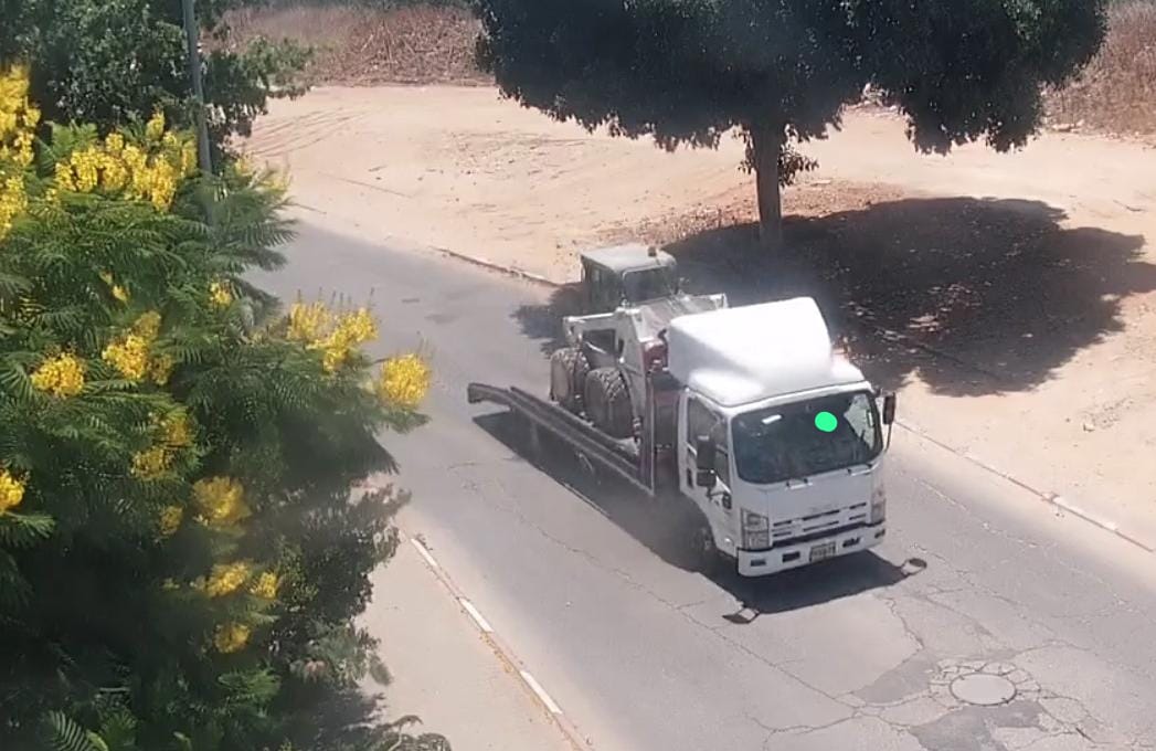 טרקטור דוברות המשטרה