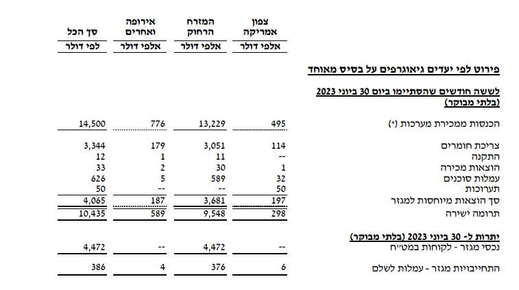 דוח כספי לרבעון השני
