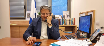 השר לביטחון לאומי חכ איתמר בן גביר צילום אלון נוריאל