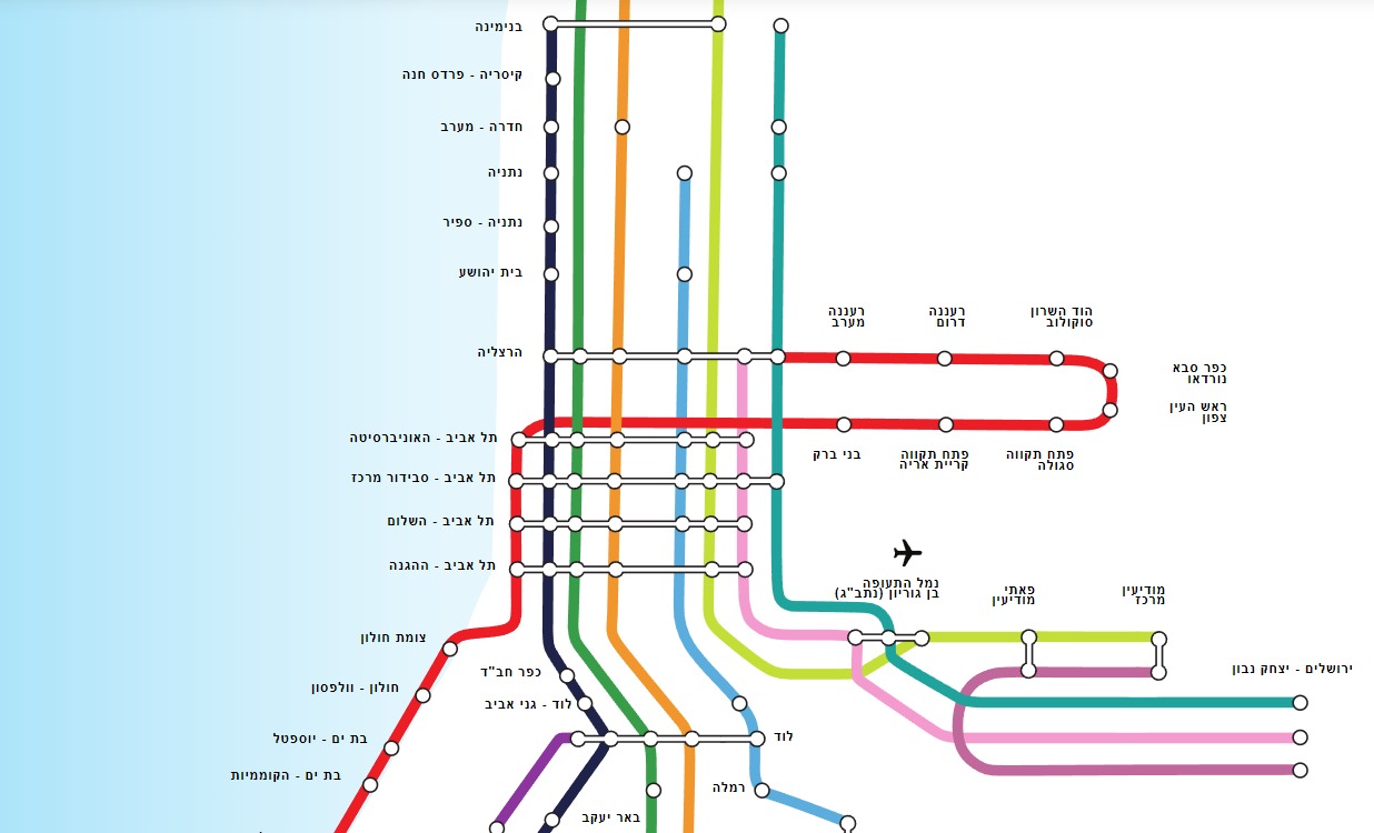 מפת הרכבות (רכבת ישראל)