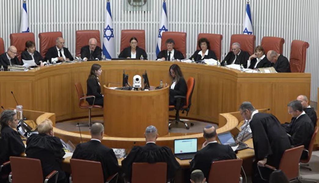 הדיון בעתירה כנגד חוק הנבצרות צילום דוברות הרשות השופטת הדיון בעתירה כנגד חוק הנבצרות צילום דוברות הרשות השופטת