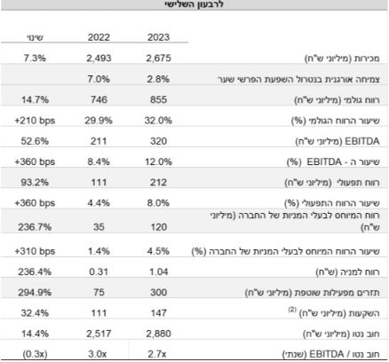 שטראוס דוחות