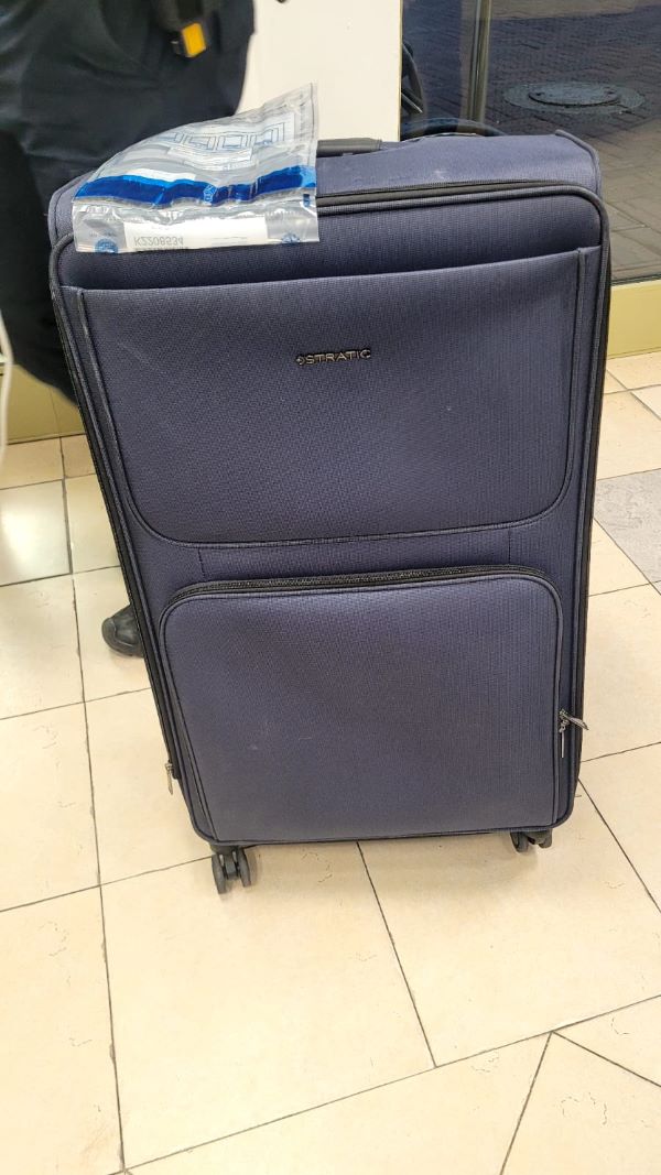 המזוודה צילום דוברות רשות המסים והמשטרה