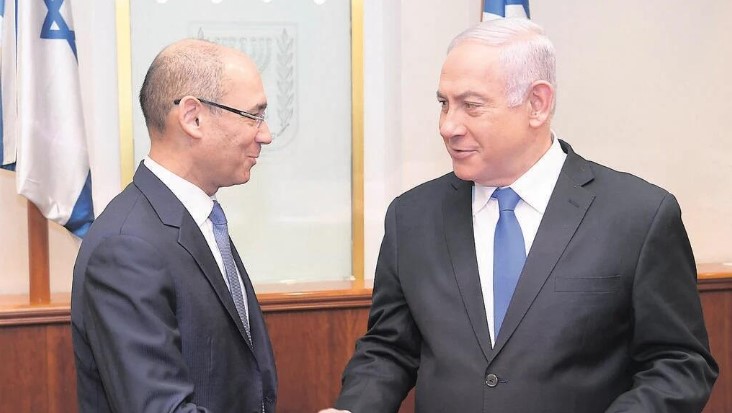 ביבי והנגיד צילום עמוס בן גרשום לעמ