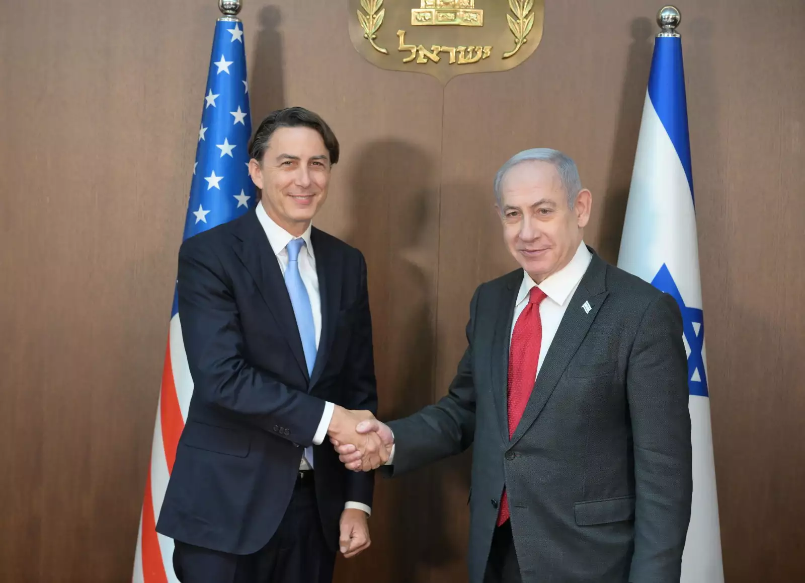עמוס הוכשטיין ובנימין נתניהו; קרדיט: עמוס בן גרשום, לעמ עמוס הוכשטיין ובנימין נתניהו; קרדיט: עמוס בן גרשום, לעמ