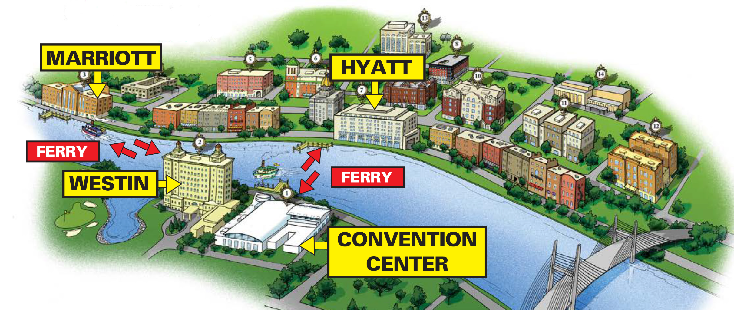Ferry Map