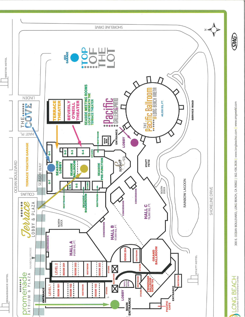 Long Beach Convention Center Map