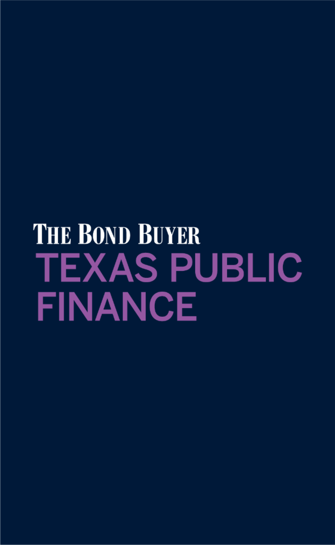 Texas Public Finance