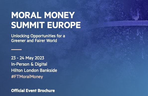 2023 Moral Money Summit Europe's Brochure Download