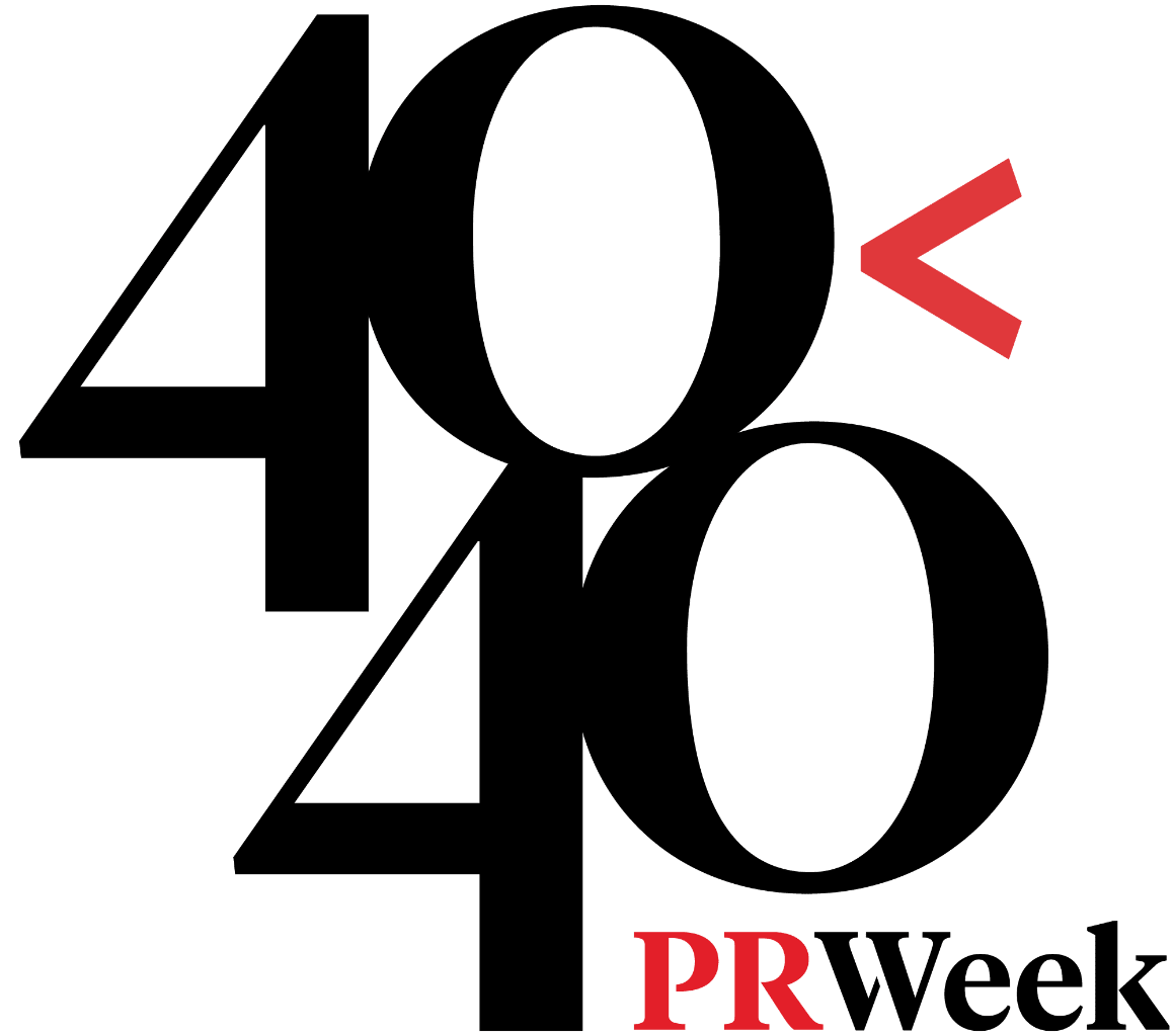 PRWeek 40 Under 40 2023 logo