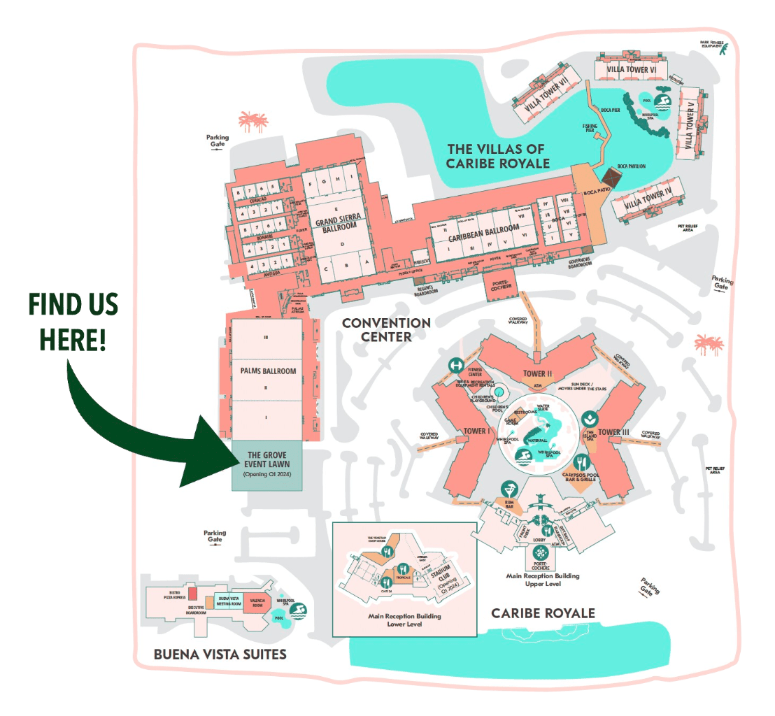 Caribe Royal Map