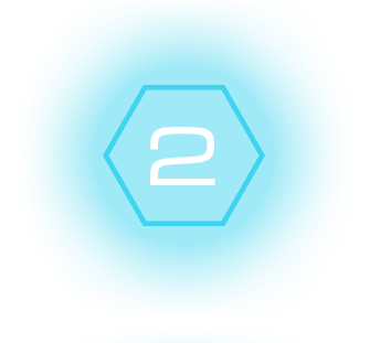 Number 1 in Hexagon