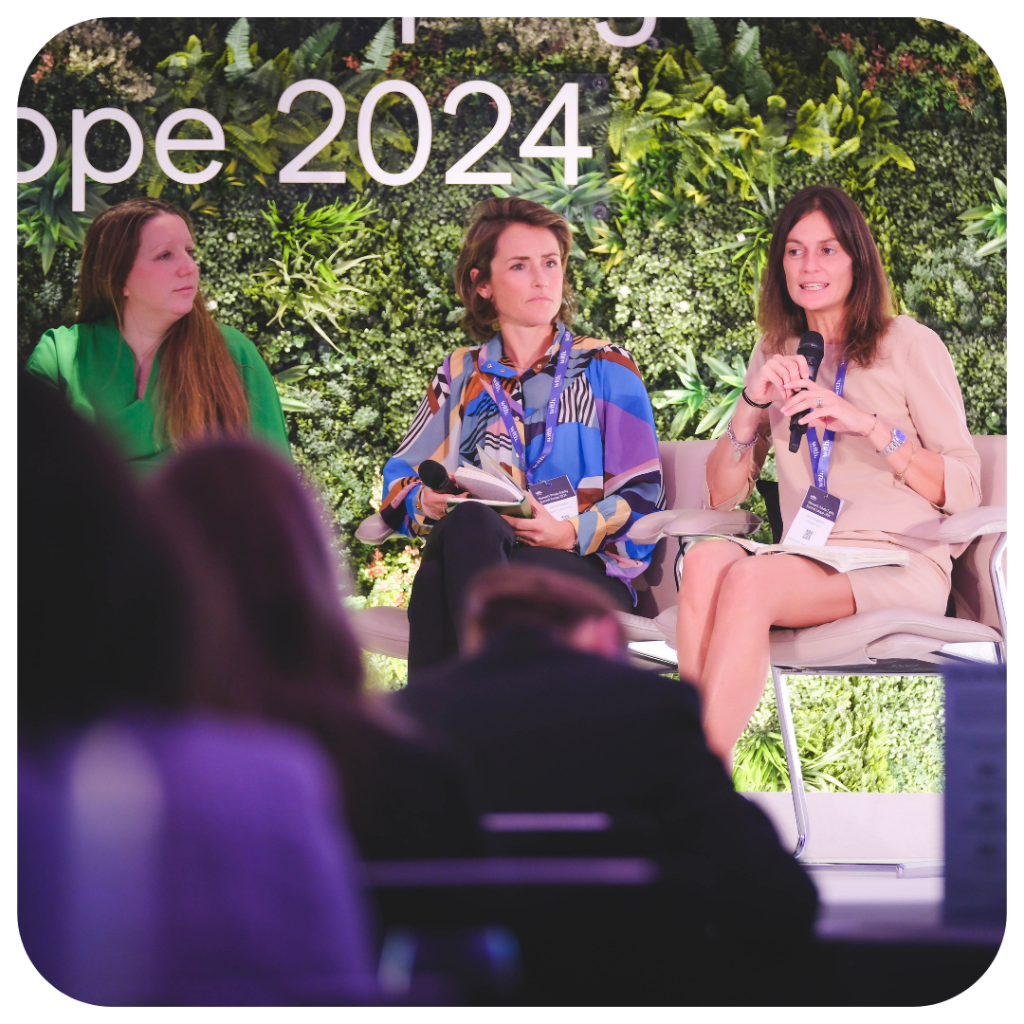 Female panel speakers at the Women’s Private Equity  Summit Europe
