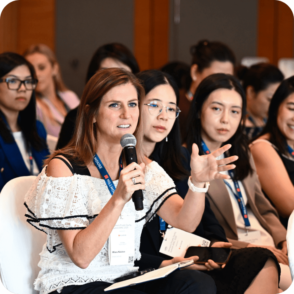 Networking sessions at the WPES APAC (Women's Private Equity Summit APAC)