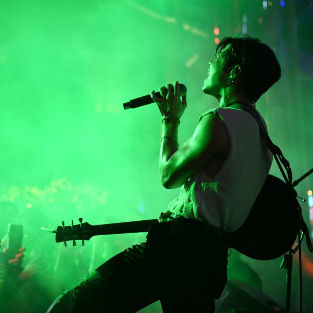 Benjamin Kheng performs at Music Matters Live Clarke Quay