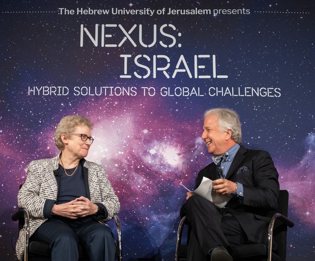 Dan Senor (Left), co-author Start-Up nation and Avner Mendelson, Bank Leumi USA