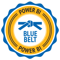 Power BI Blue Belt Badge Power BI Blue Belt Badge