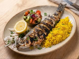 Whole Branzino Kebab