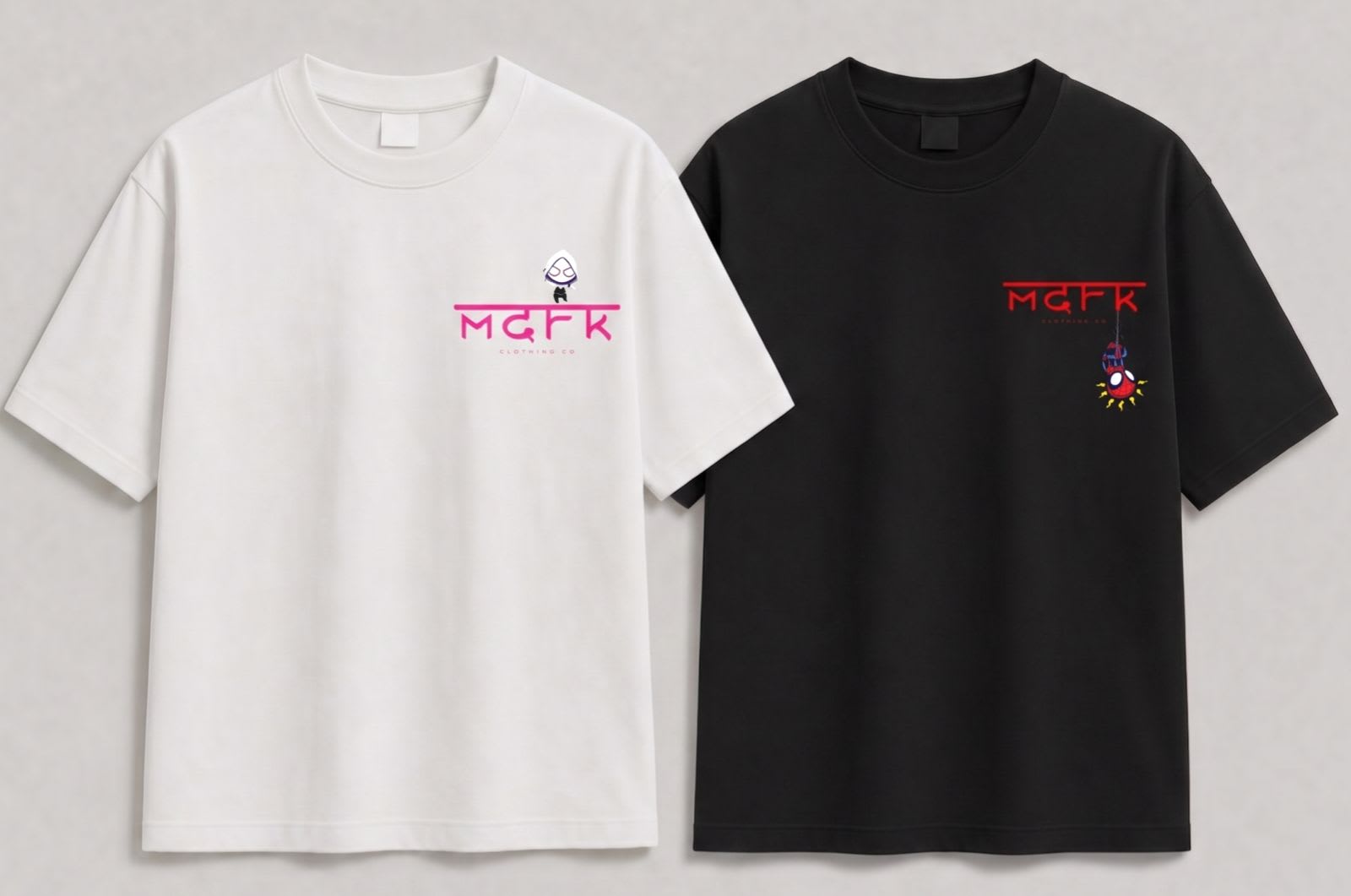 Spider Couple Tees view 2