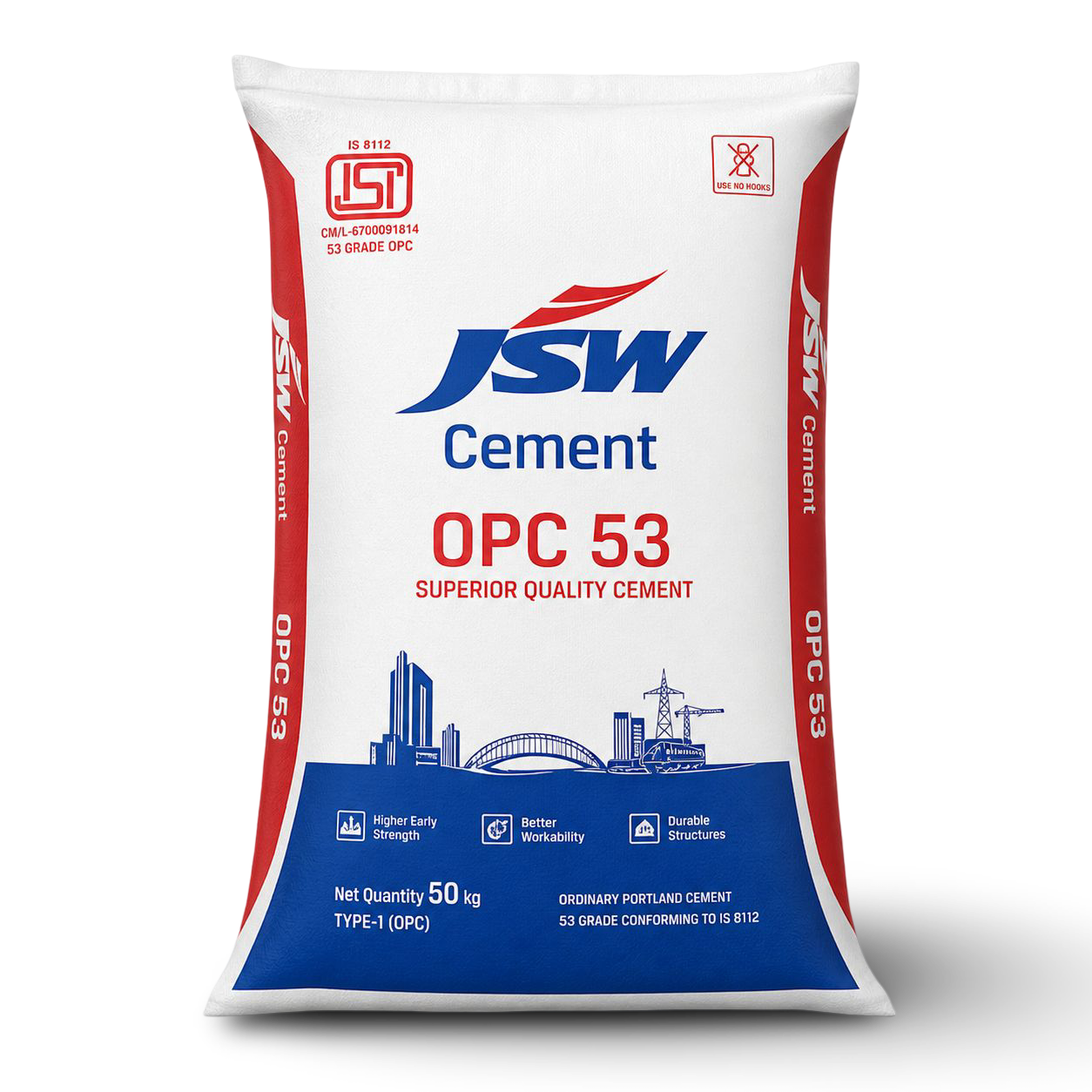 JSW Cement - OPC 53 Grade