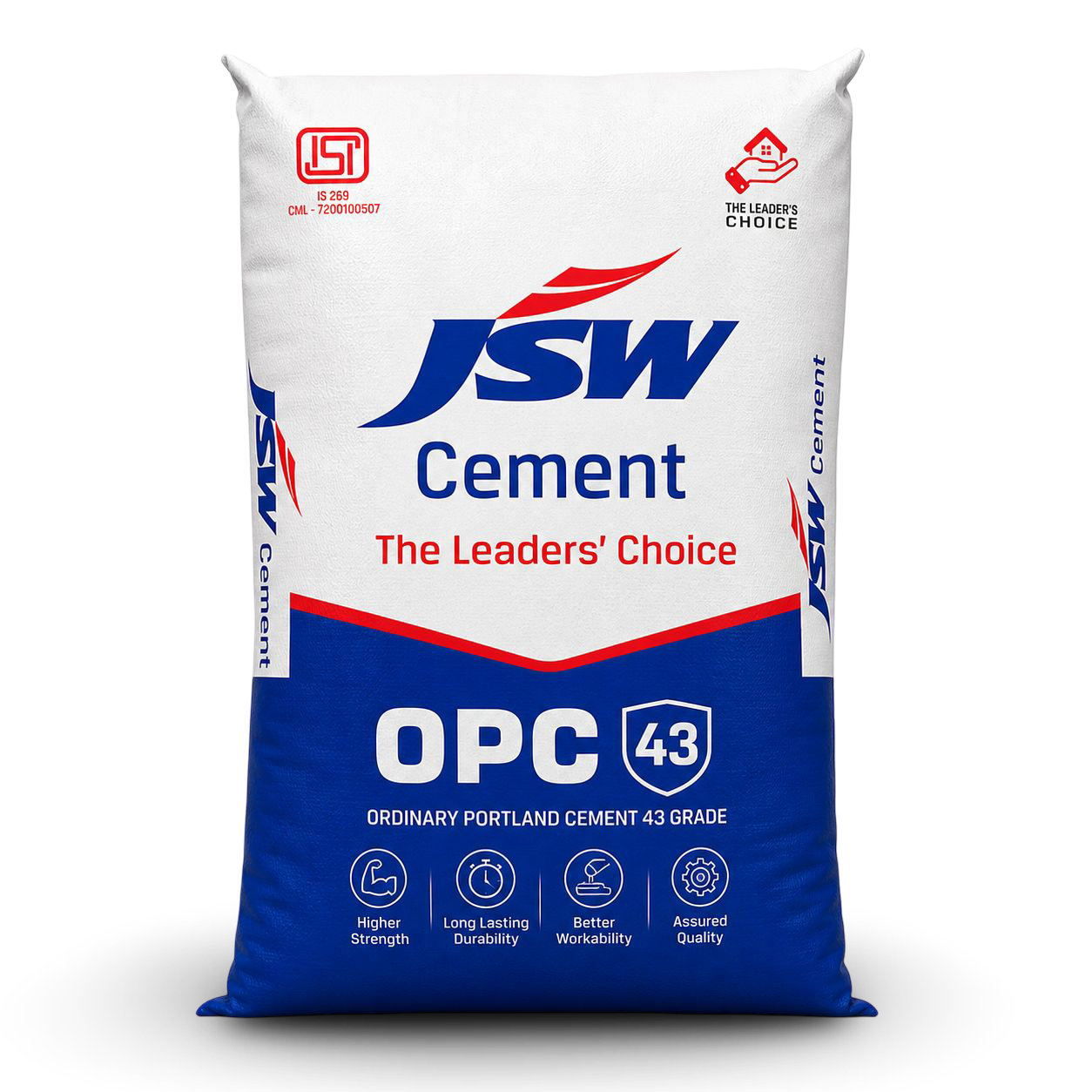JSW Cement - OPC 43 Grade