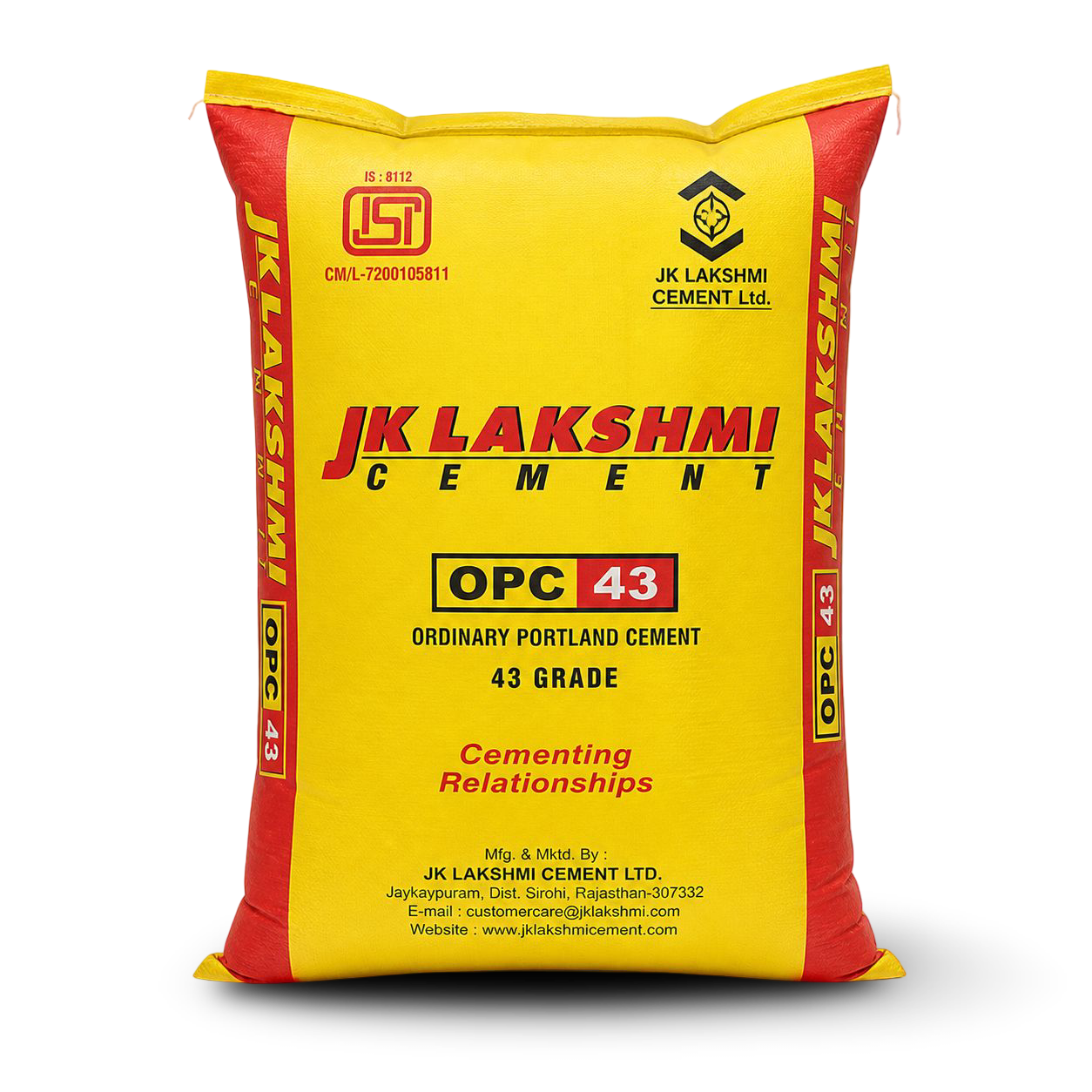 JK Lakshmi Cement - OPC 43 Grade