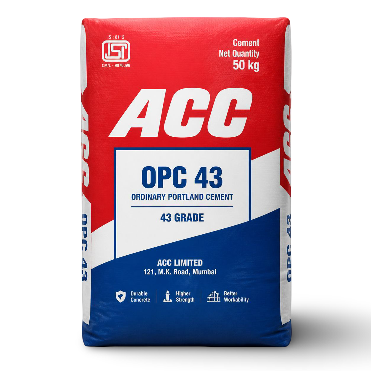 ACC Cement - OPC 43 Grade