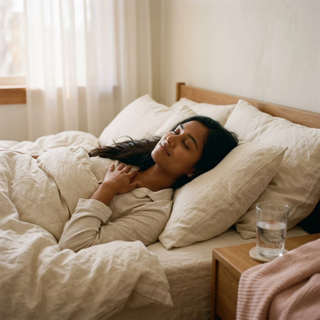 Athletic woman resting thoughtfully and focusing on holistic hormonal recovery and nutrition
