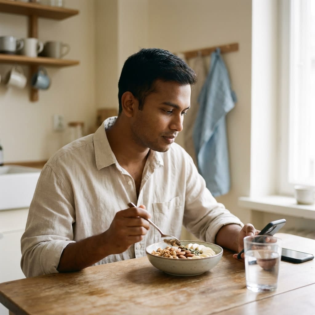 Male preconception health checklist with nutrition, exercise, and lifestyle wellness symbols