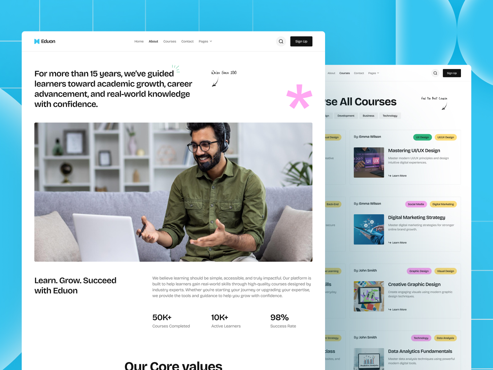 Webflow Education Website Template