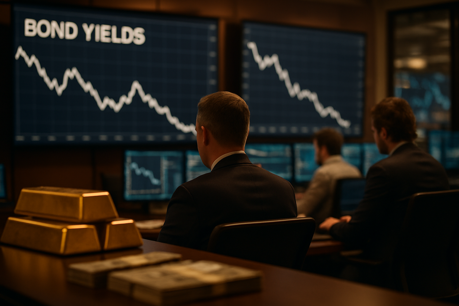 Treasury's Bond Buyback Plan Sends Yields Down, Gold Higher