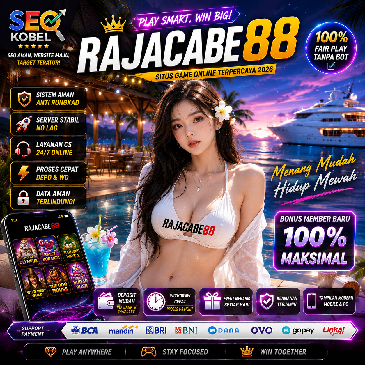 RAJACABE88 | Portal Game Modern dengan Nuansa Baru & Akses Mudah 2026