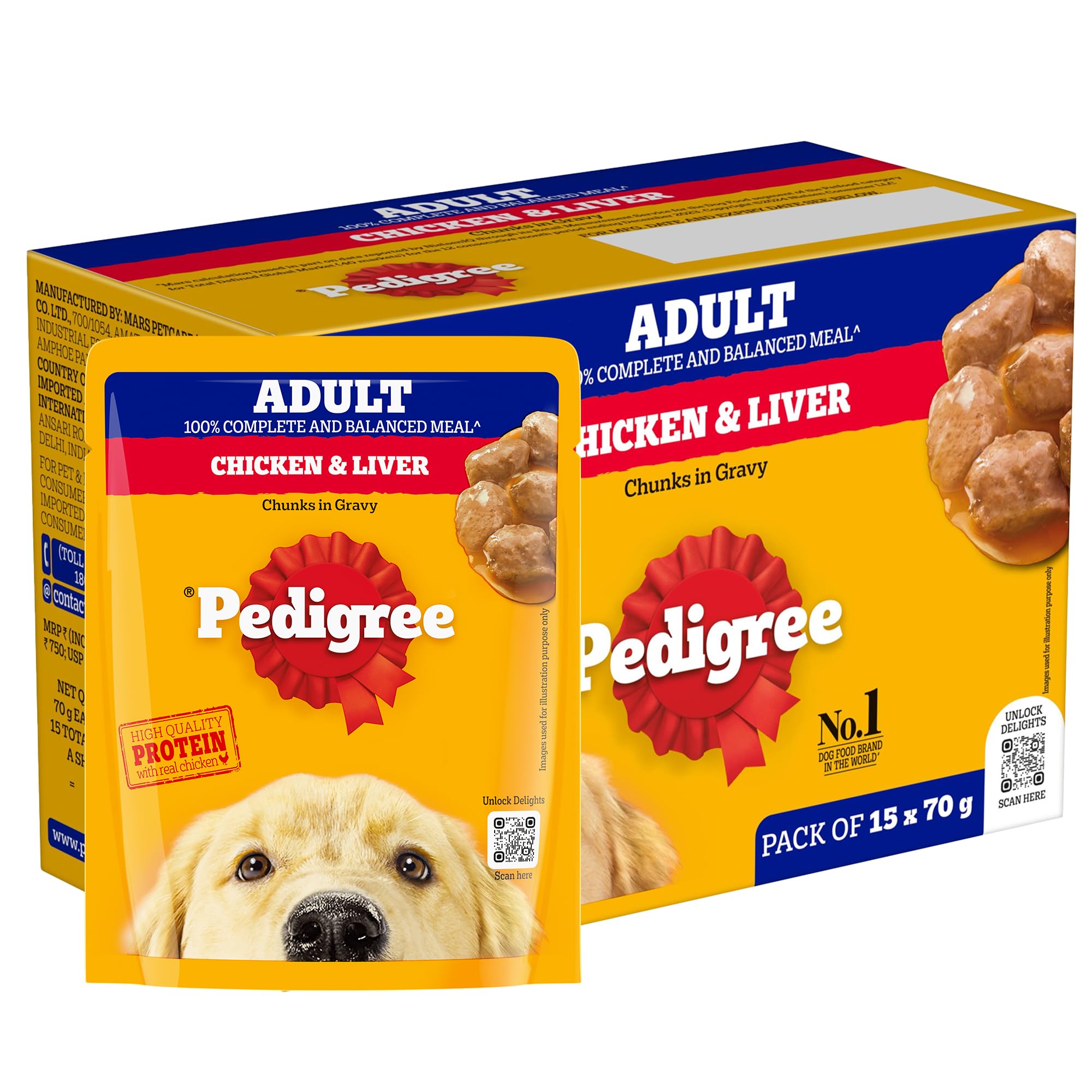 Pedigree Wet Gravy 70gm