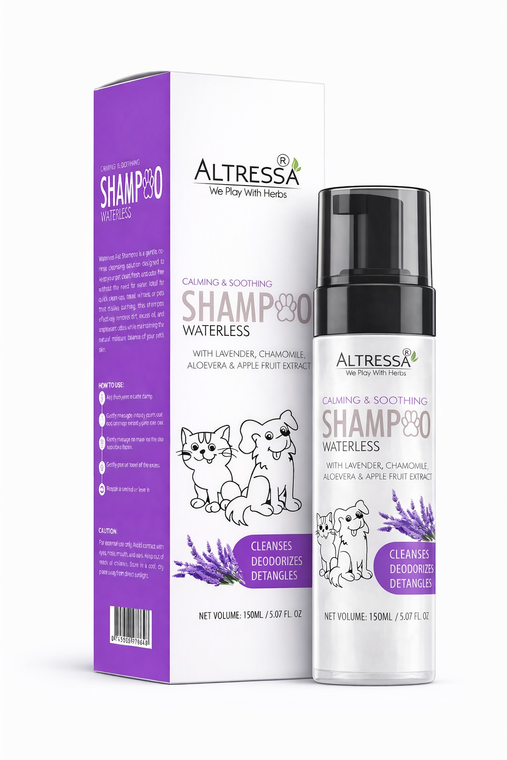 Shampoo waterless 