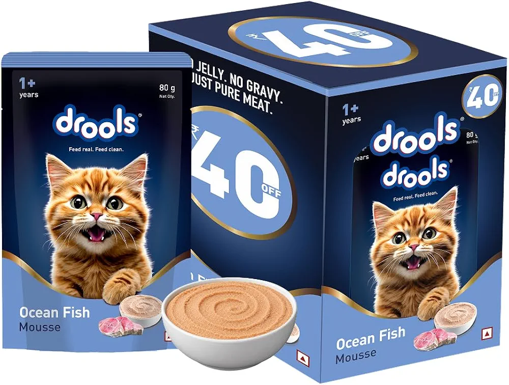 Drools cat ocean fish mousse 