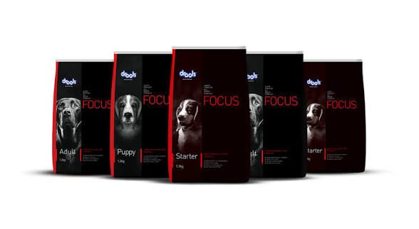 Drools Focus 1.2kg Dog Food pack of 4