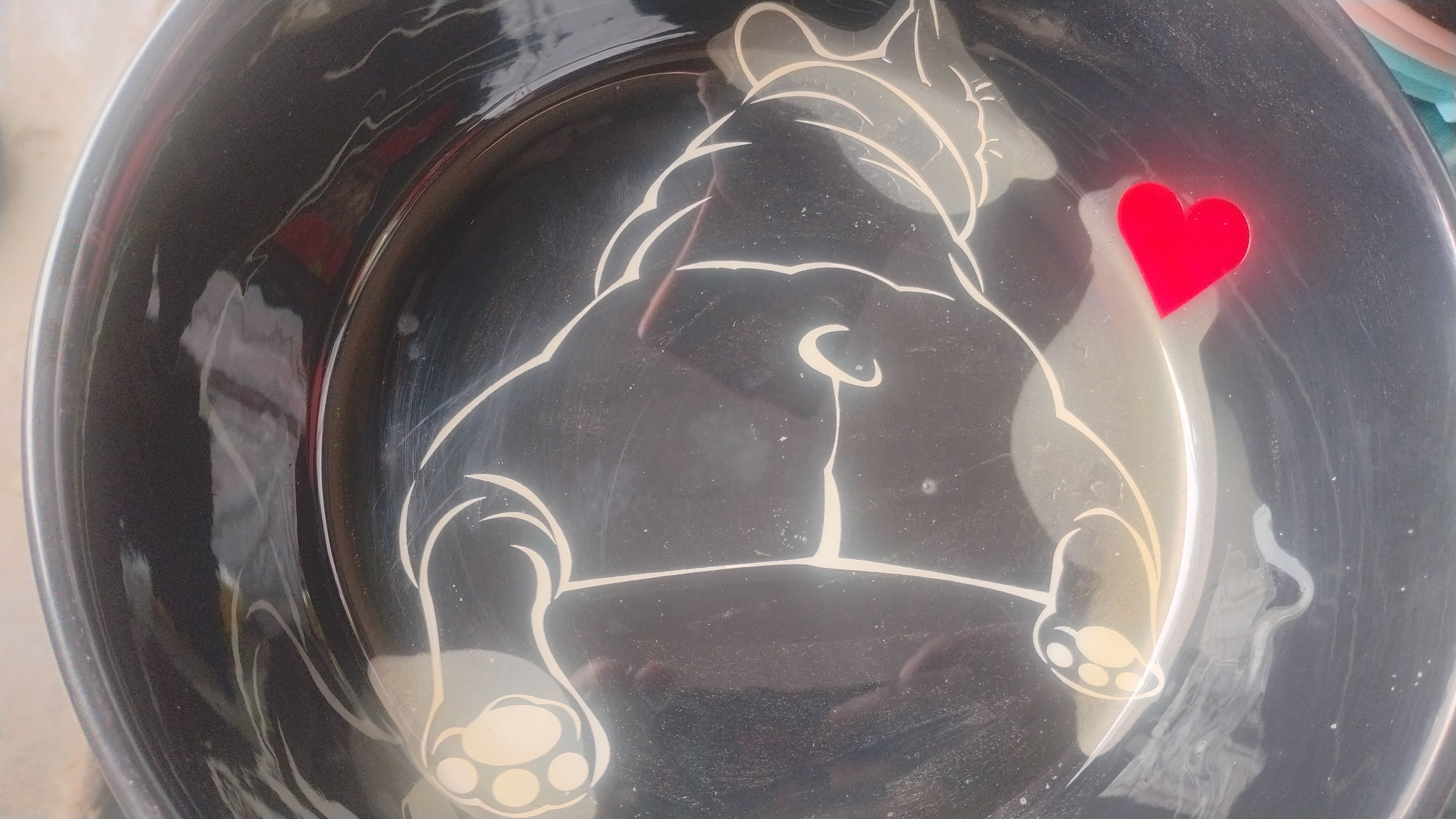 Fancy Dog  Bowl with Extra Rubber Gripper 